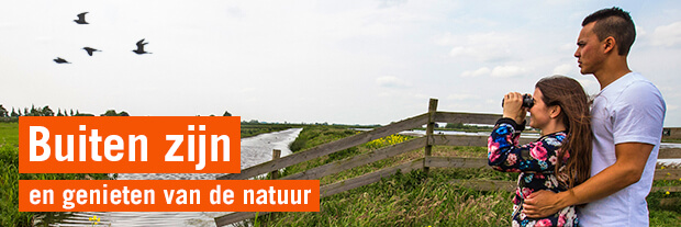 Buiten zijn en genieten van je omgeving