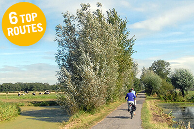 Nazomer fietsroutes